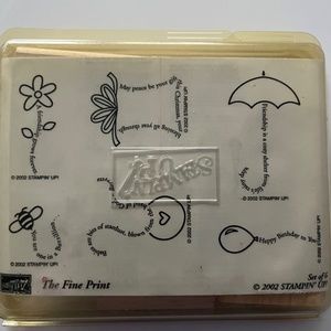 Stampin Up! The Fine Print